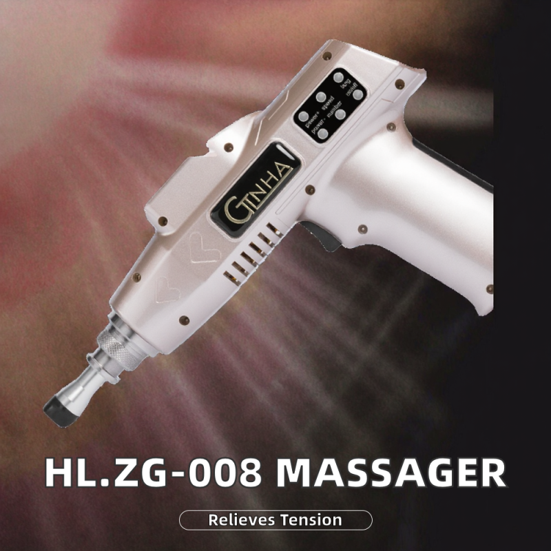 Original Factory HL.ZG-008 Portable Muscle and Facial Physiotherapy Body Therapy Machine Massage Gun
