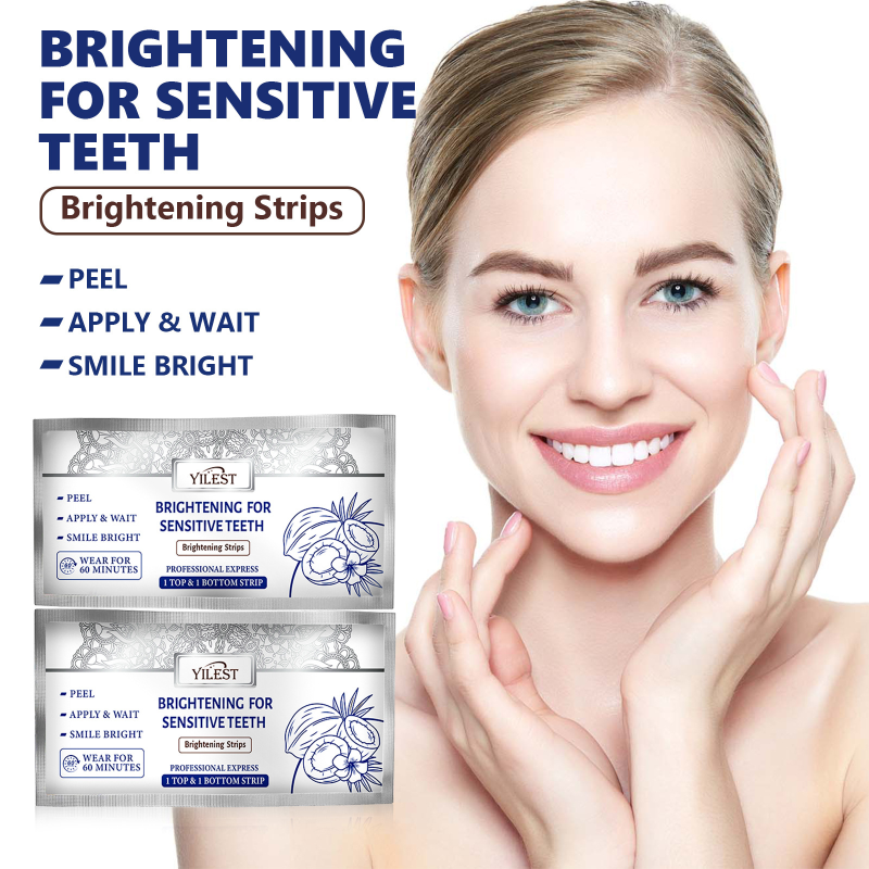 Yilest Coconut Mint Fresh Breath Whitening Brightening  Patches Cross-Border Whitening Strips Kit
