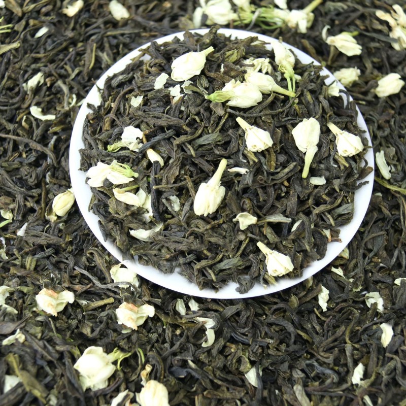 Jasmine Green Tea Manufacturer - Dry Blooming Flower Bulk