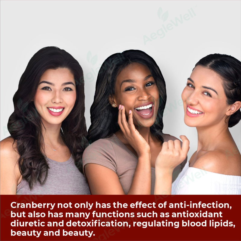 For Wins Town Women's Cranberry Extract Tablets Healthy Support Supplement for Adults Not for Pregnant Women