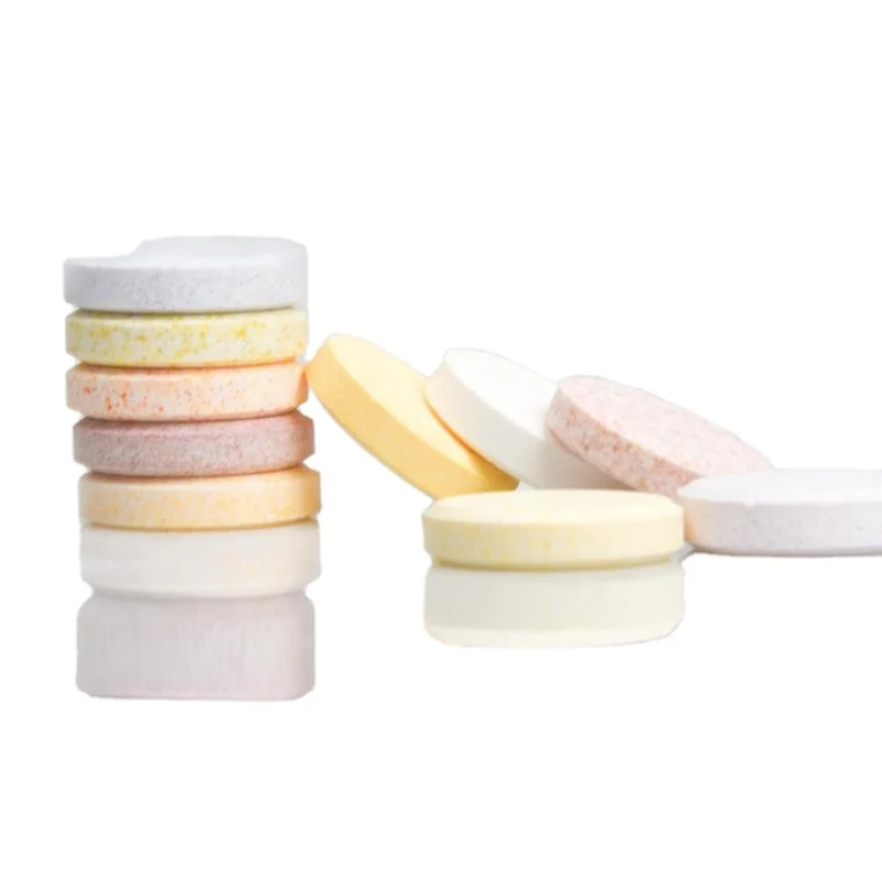 Private Label Energy Supplement Effervescent Tablets Drink Vitamins and Electrolyte Rich Multiple Fruit Flavors for Adults