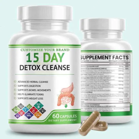Advanced 15-Day Cleanse Capsules for Gut Health and Colon Support Digestive Comfort Supplement Excluding Pregnant Women