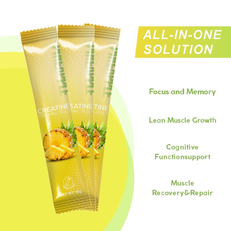 RBH Factory OEM Custom Pre Workout Energy boost Health Supplements Creatine Monohydrate Jelly Sticks