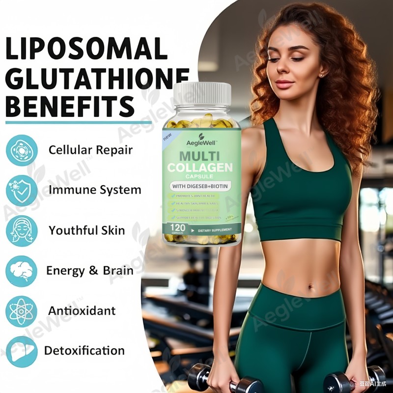 AegleWell Best-selling OEM ODM Softgel Hydrolyzed Multi-Collagen Capsules Factory-Supplement for Healthy Skin and Nails