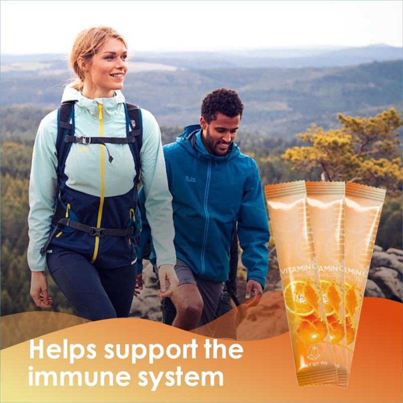 High Quality Hydrolyzed Collagen Peptide Supplement with Vitamin C Fish Collagen Jelly for Teenagers OEM Skin Management