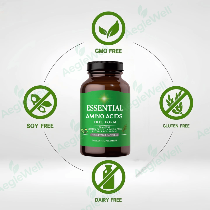 Private Label Sports Nutrition Essential Branched-chain Amino Acid Capsules After Exercise Supplement to Restore Muscle