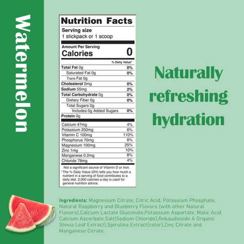 Factory Supply 6 Essential Electrolytes Powder Providing Energy Vegan Reduce Tiredness Electrolyte Powder