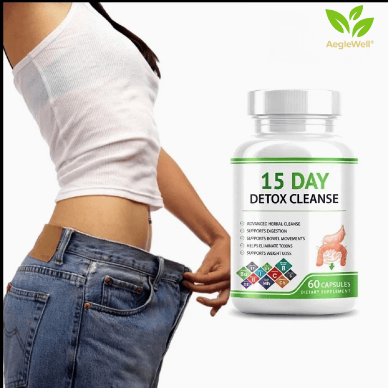 Advanced 15-Day Cleanse Capsules for Gut Health and Colon Support Digestive Comfort Supplement Excluding Pregnant Women
