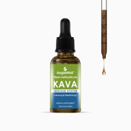 AegleWell  Kava Drops Calming Kava Extract With Chamomile and Lavender Adaptogen Drops Mood Support Supplement With Kava Root