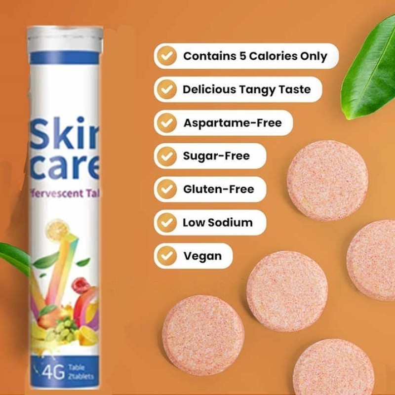 OEM Effervescent Tablets Vitamin C Effervescent Tablets Skin Whitening Multivitamin Effervescent Tablet