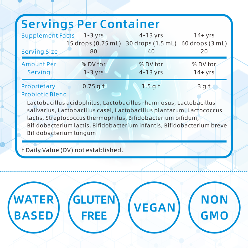 AegleWell Probiotics for Woman Probiotic Liquid for Vaginal Health Digestive Gut Health and Feminine Health