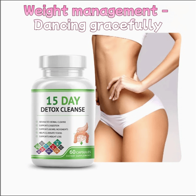 Advanced 15-Day Cleanse Capsules for Gut Health and Colon Support Digestive Comfort Supplement Excluding Pregnant Women