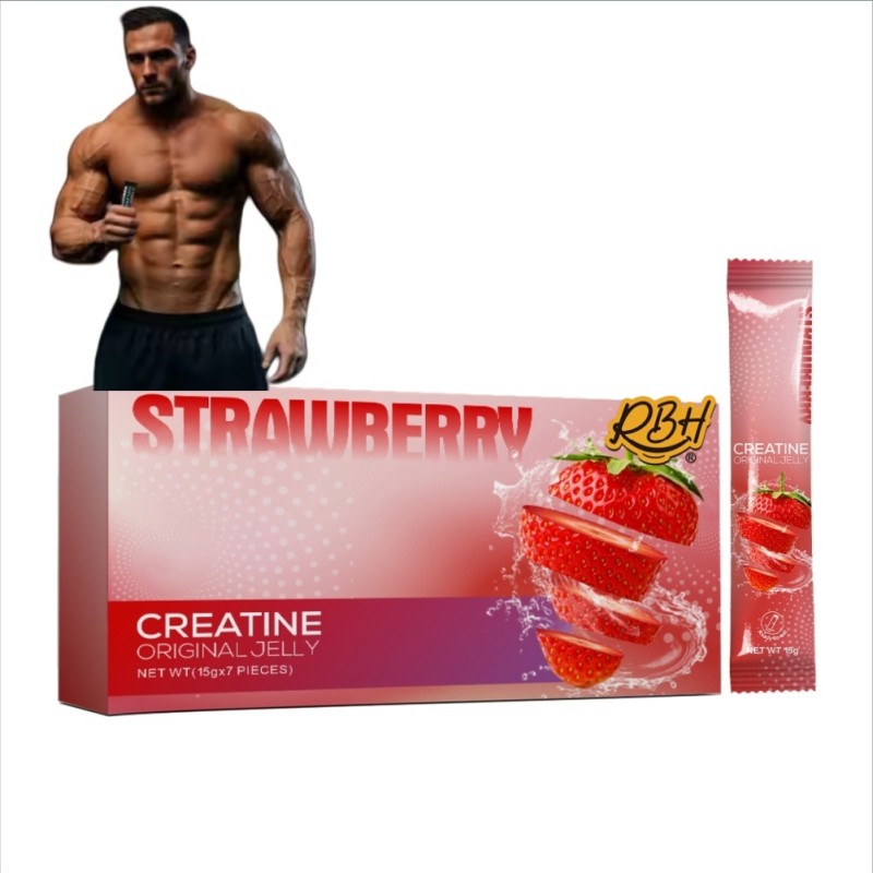 Customized Pre Workout Supplements Creatine Monohydrate Jelly Sticks