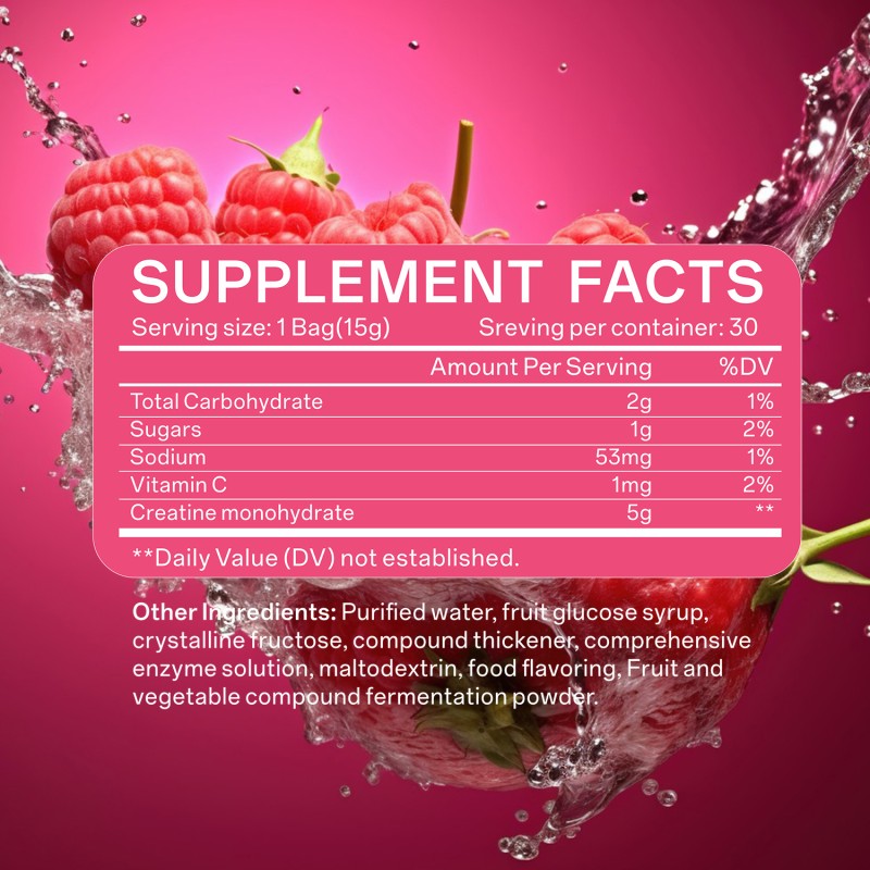 AegleWell Best-Selling Raspberry Flavoured Jelly 100% Natural No Artificial Ingredients Non-GMO No Sucrose Healthcare Supplement