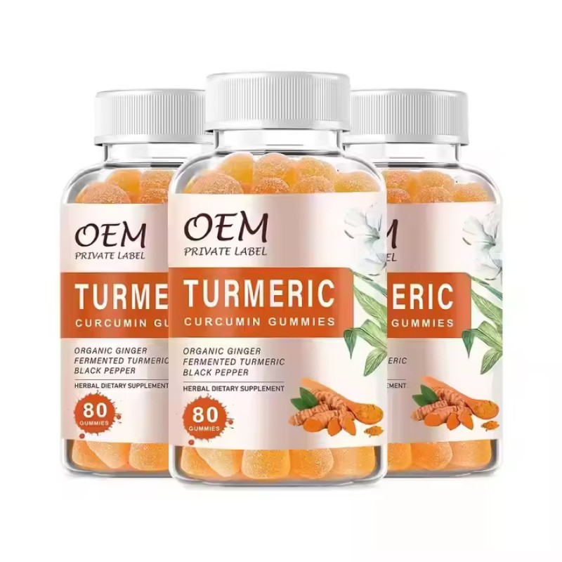 OEM Turmeric Gummies Curcumin Suprfoods Sugar Free Dietary Supplement Turmeric Gummies