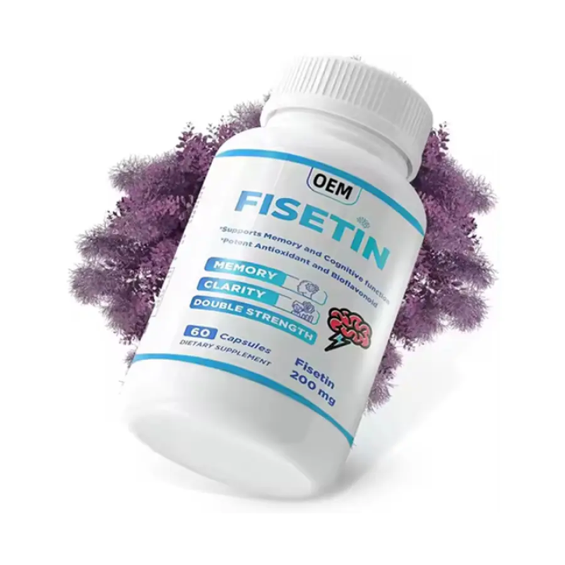 Fisetin Capsules Hot Sales Healthcare Supplement Brain Health Strength Support Fisetin Powder Fisetin Capsules