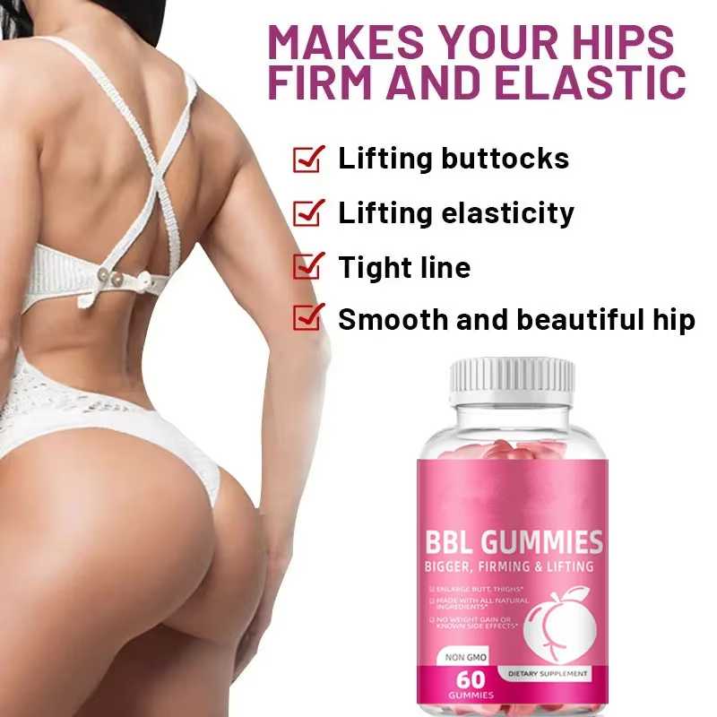 Hot Sale OEM/ODM Private Label Factory Supply Natural Health Products BBL 60 Gummies