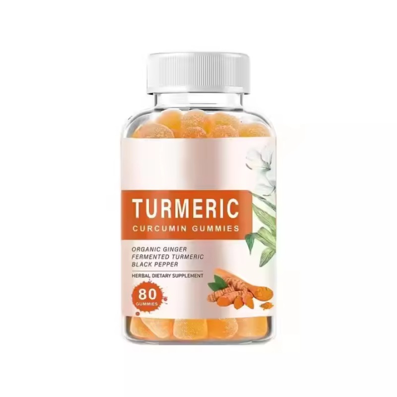 OEM Turmeric Gummies Curcumin Suprfoods Sugar Free Dietary Supplement Turmeric Gummies