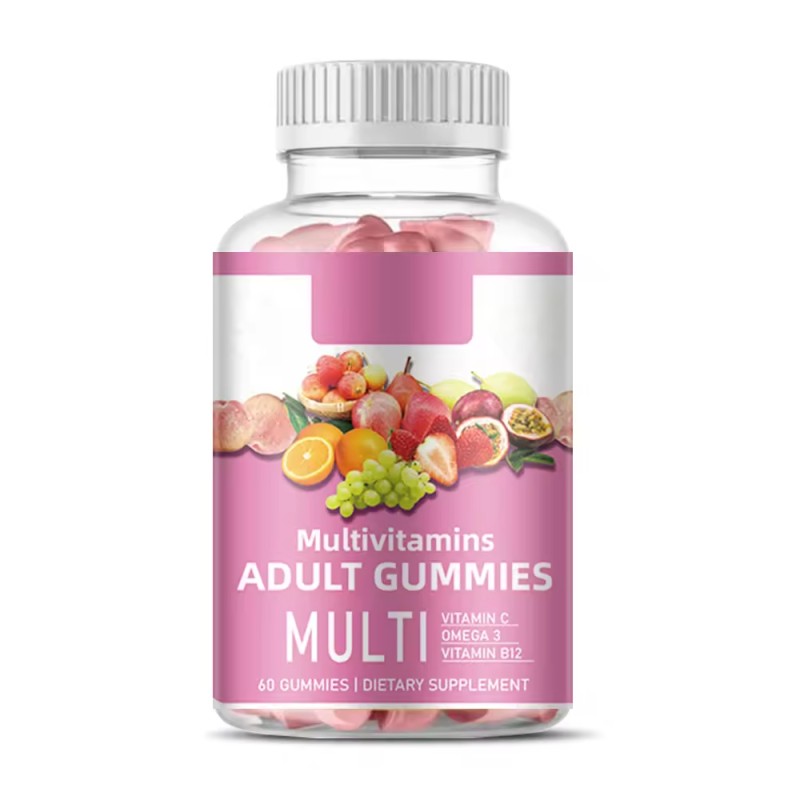 OEM/ODM Private Label Factory Supply Halal Natural Organic Adult Multivitamins Gummies for Vitamin Support
