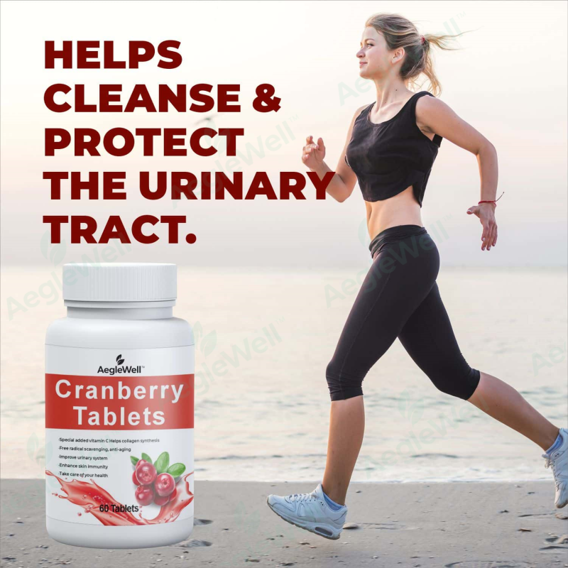 For Wins Town Women's Cranberry Extract Tablets Healthy Support Supplement for Adults Not for Pregnant Women