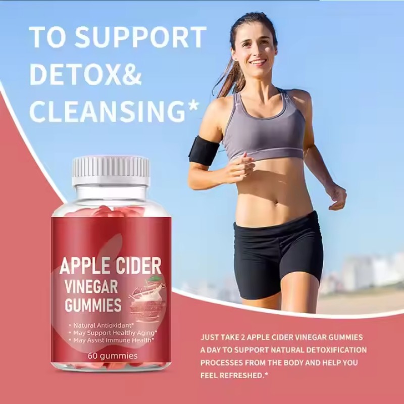 Private Label Promote Digestion 1000Mg Gummies Cider Gummy Apple Cider Vinegar Gummies