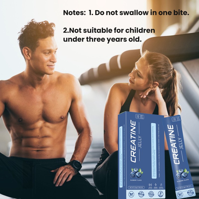 OEM Private Label Aeglewell Factory Sulpply Creatine Jelly Sticks Blue Berry Pre Workout Creatine Jelly