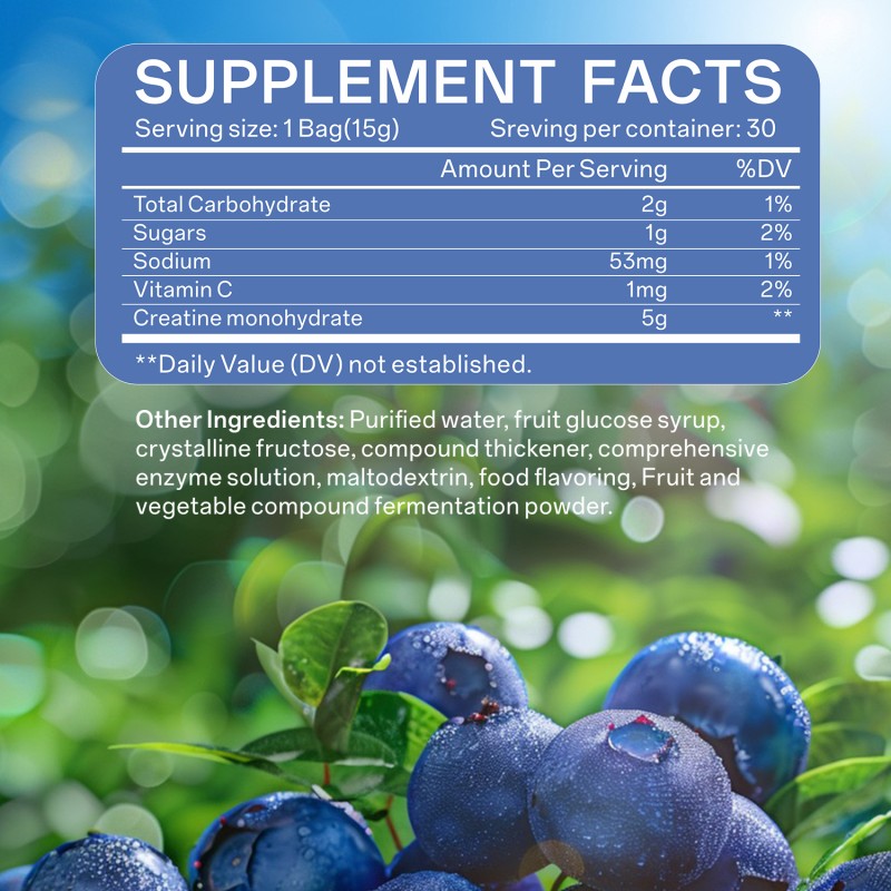 AegleWell New Products Blueberry-flavored Jelly 100% Fruit, No Artificial Ingredients, Non-GMO, No Sucrose, All Natural