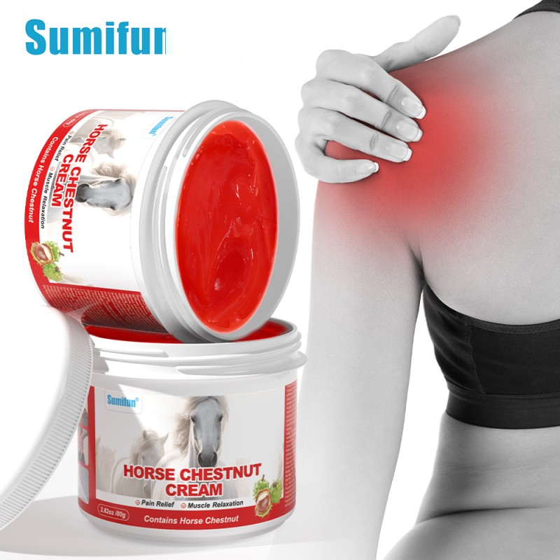 Muscle Massage Cream Supplier - 80g Red Fitness Relaxation