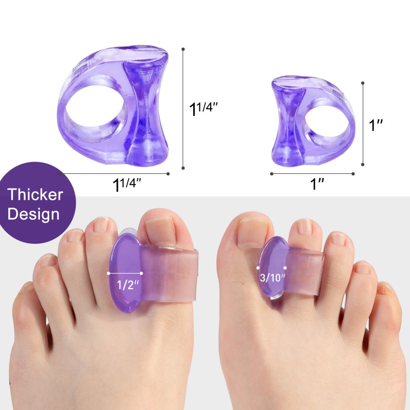Purple Toe Separator Supplier - Bunion Corns Foot Care