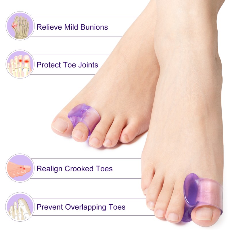Purple Toe Separator Supplier - Bunion Corns Foot Care
