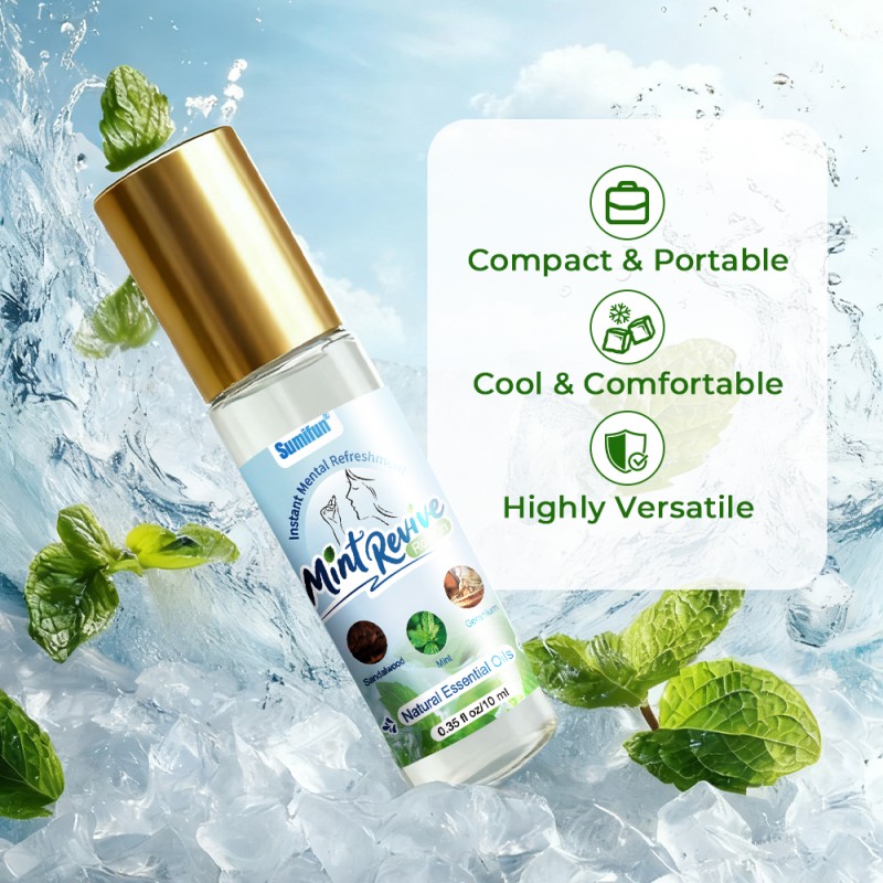 Revive Roll-On Manufacturer - Natural Essential Oils Mental Refresh