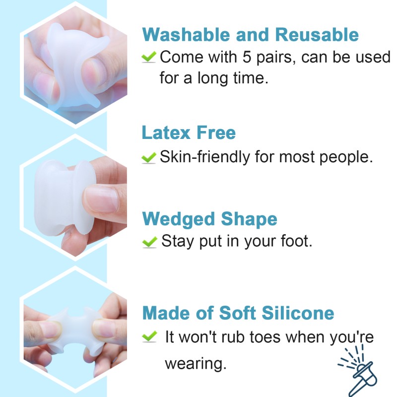 White Toe Separator Manufacturer - Feet Bunion Corns Care