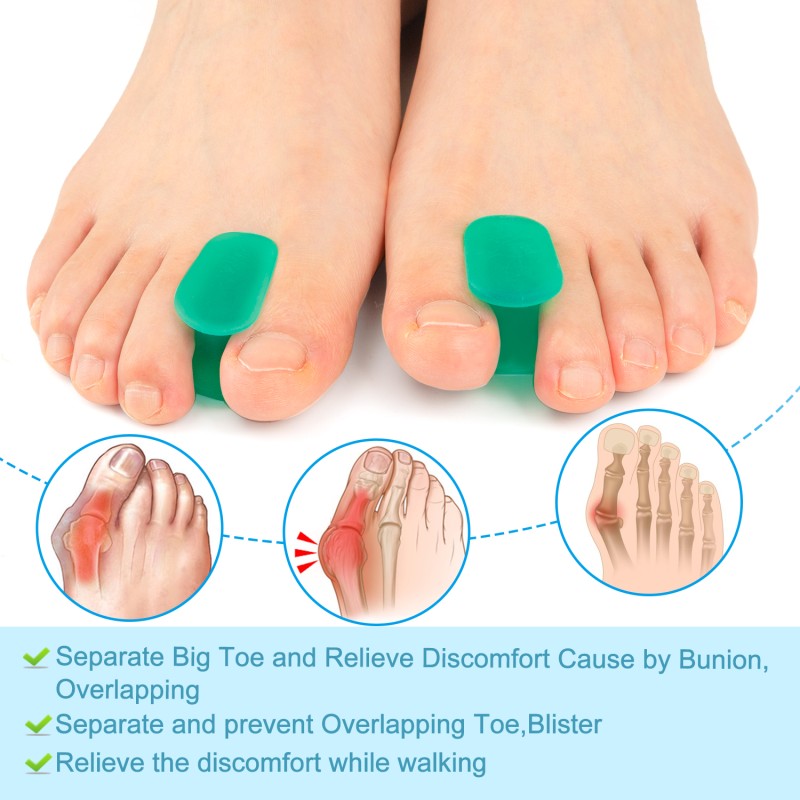 Green Toe Separator Factory - Bunion Corns Foot Health