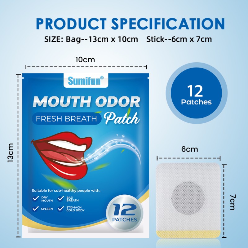 Mouth Freshener Patches Manufacturer - 12 Pieces Vitamin E