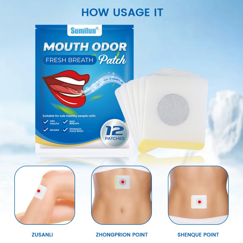 Mouth Freshener Patches Manufacturer - 12 Pieces Vitamin E