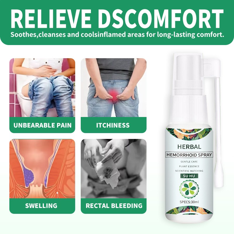 Anal Pruritus Spray Factory - Herbal Relief Men Women