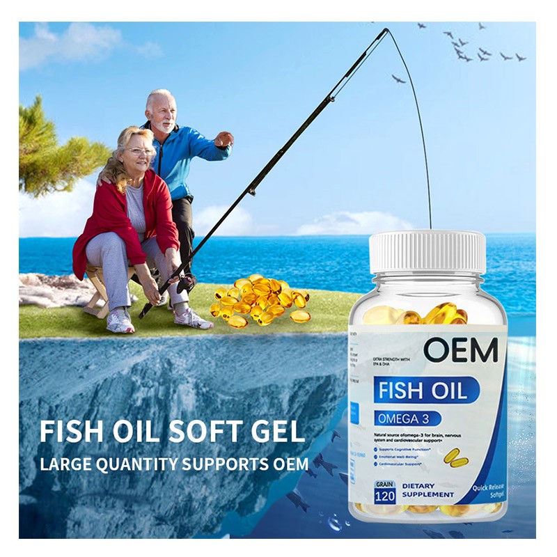 Fish Oil Softgels Supplier - Omega 3 DHA EPA Vitamin
