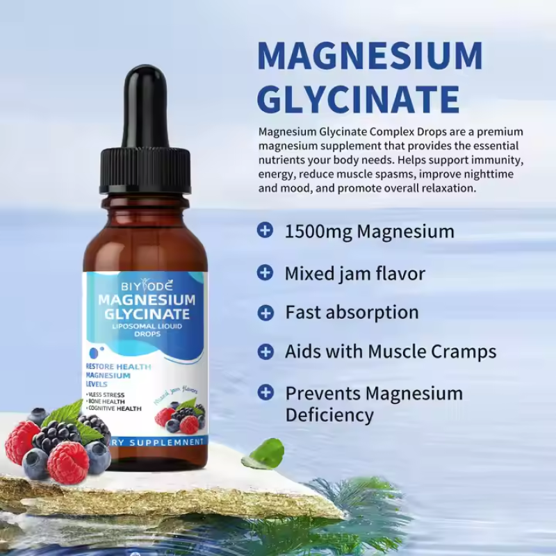 Magnesium Drops Factory - Glycinate Sleep Stress Support