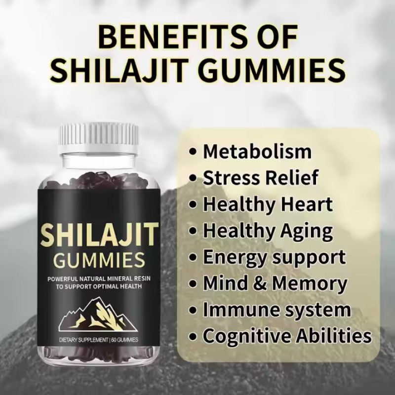 Shilajit Gummies Manufacturer - Fulvic Acid Trace Minerals