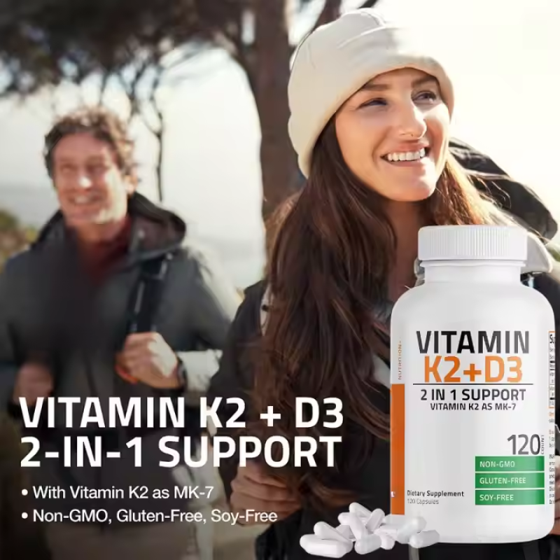 Vitamin D3 K2 Capsules Manufacturer - Immunity Bone Health