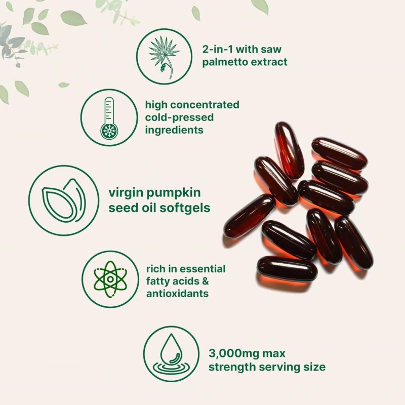 Pumpkin Seed Oil Capsules Manufacturer - Bladder Prostate Support