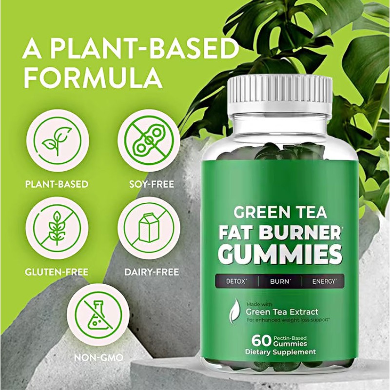Green Tea Gummies Manufacturer - Plant Extract Fat Burner OEM