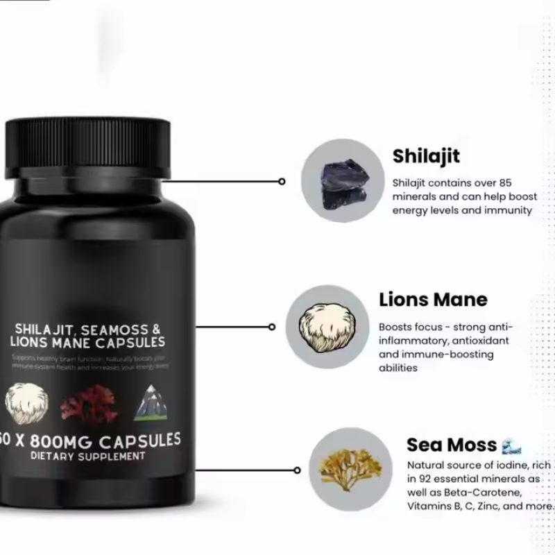 Sea Moss Capsules Supplier - Lions Mane Mushroom Extract