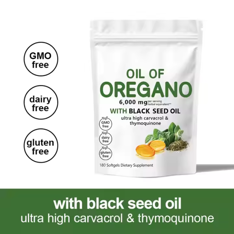 Oregano Oil Capsules Factory - Digestive Health Black Seed