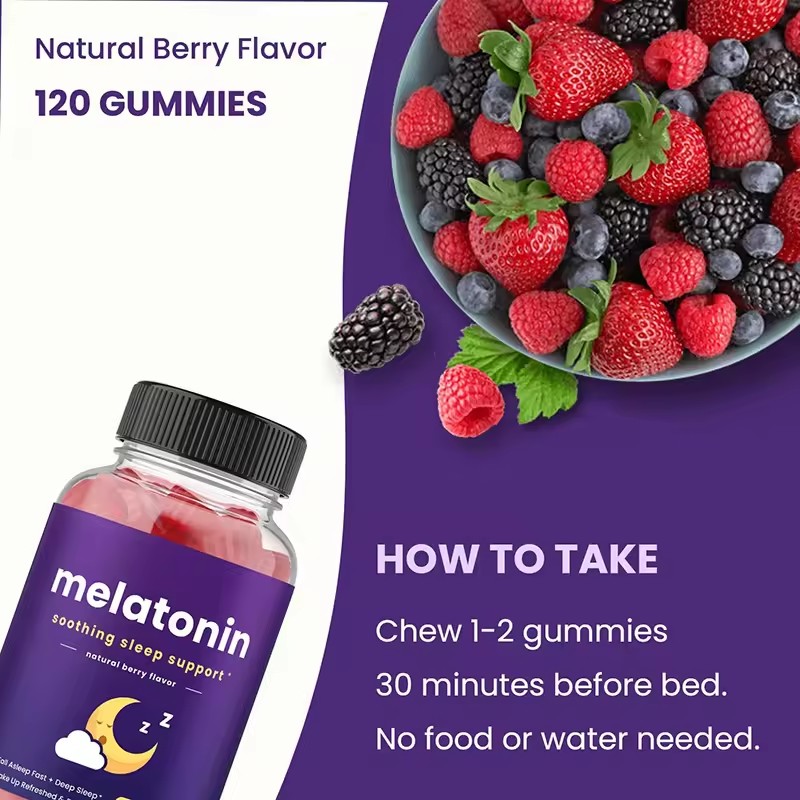 Melatonin Gummies Factory - Natural Sleep Aid Vitamin