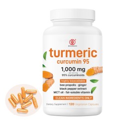 Turmeric Capsules Supplier - Curcumin 95% Herbal Supplement