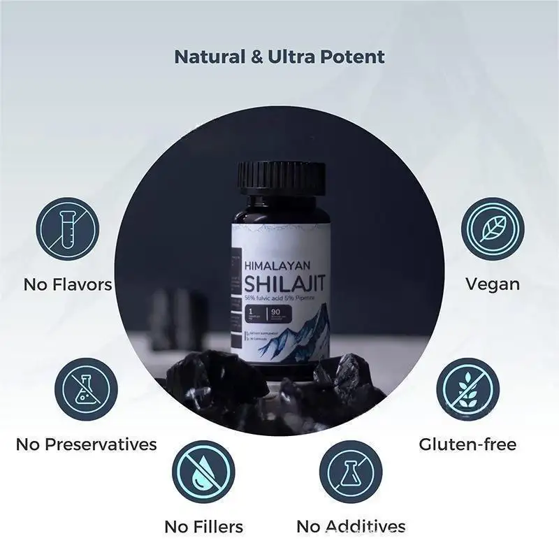 Shilajit Capsules Supplier - Energy Immunity Replenishment