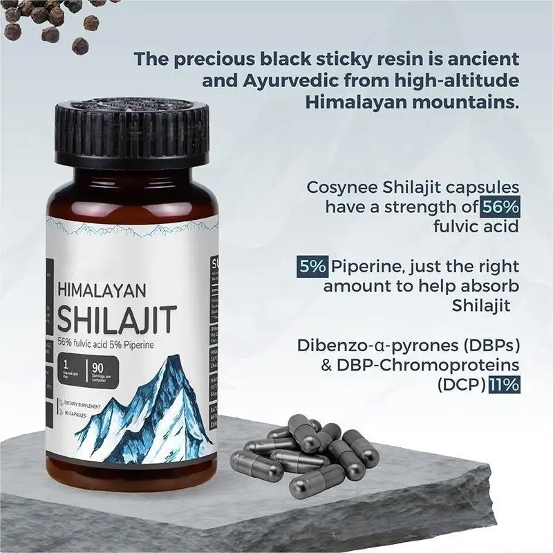 Shilajit Capsules Supplier - Energy Immunity Replenishment