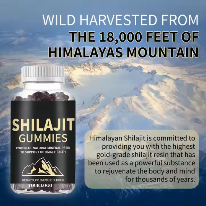 Shilajit Gummies Manufacturer - Fulvic Acid Trace Minerals