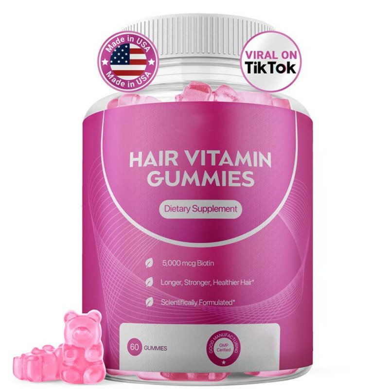 Hair Growth Gummies Supplier - Vitamin Nourishing Adult